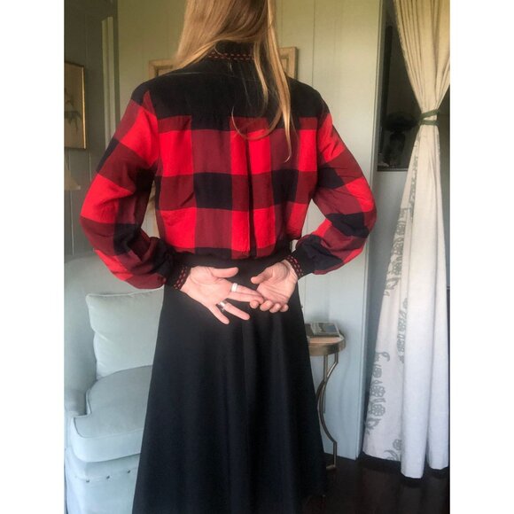 Plaid Jacket, Cropped Jacket,  Baseball Jacket, 80s Jacket | Small - Medium - Picture 9 of 9